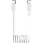 Puro Câble en spirale TPU de USB-C à USB-C, 1m