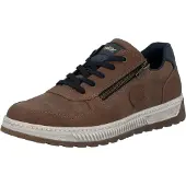Rieker Baskets basses marine / marron