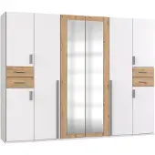 Wimex Armoire Vegas pour chambre à coucher, finition au choix : blanc / chêne Artisan
