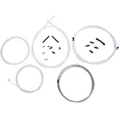 Sram Slickwire Pro Road/mtb Shift Cable 4 Mm Kit Shift Cable Kit Blanc 1.1 x 2300 mm