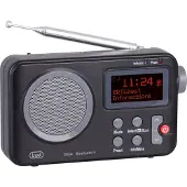 Trevi DAB 7F80 R Portable Noir, Gris