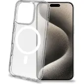 Celly Gelskin mag Coque TPU MagSafe compatible iPhone 16 Pro Transparente