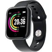 EKO , Connected Watch 4.0 Waterproof IP67 mit Herzsensor, Schwarz