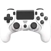 White Shark Baltas Shark Gamepad Baltasis ryklys ŠIMTMETIS (PS3, PS4), Manette, Blanc