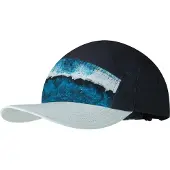 Buff Unisexe, Casquette, 5 Panneau Go Cap X Surfrider, Bleu, (M, S)