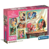 Clementoni Puzzle 1000 Compact Princesses Disney 37046