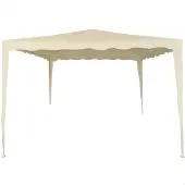 Aktive Square Gazebo 300x300x240 Cm Beige