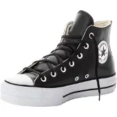 Converse Baskets hautes 'Chuck Taylor All Star Lift Leather High Top' noir