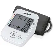 Haeger Digi Heart Blood Pressure Monitor Argenté