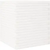 vidaXL Jardinière blanc 60x60x68,5 cm bois de pin massif
