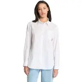 Timberland Popeline Long Sleeve Shirt Blanc M Femme