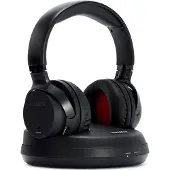 Aiwa Casque sans fil - - WHF-880 - Noir - Portée 100 m - Station de charge - PLL