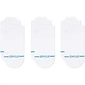 Stance Icon Low Tab 3 Pack, Blanc, (Lot de 3, 43 - 46)