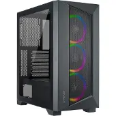 Azza Ventilateur Octane 460A GAMING noir SPCC 3xARGB (E-ATX), Boîtier PC, Noir