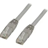 Deltaco UTP Cat5e - 5m - 5 m - RJ-45 - RJ-45 - gris (U/UTP, CAT5e, 5 m)