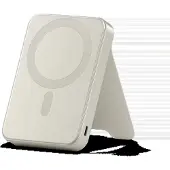 Satechi OntheGo Magnétique Qi2 Power Bank avec Stand – Charge rapide de 15W – Supporte la charge de deux appareils simultanément – Support intégré pour des angles de vue optimaux