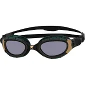 Zoggs Predator Flex Titanium Reactor Mirror Swimming Goggles Noir Small