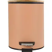Spirella Adonis 3l Poubelle à pédale Peach, Poubelle, Rose