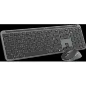 Logitech MK950 Signature Slim Clavier Sans Fil et Souris Combo Azerty FR Noir