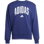 Adidas Sweat de sport 'COLLEGIATE' bleu foncé / blanc