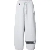 Adidas Originals Pantalon gris clair / noir