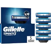 Gillette Mach 3 Turbo, cartouches de rechange, 5 pièces