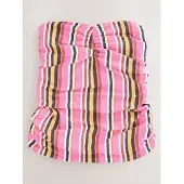 Next Haut de tankini bleu marine / jaune foncé / rose clair / blanc