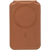 Screen Guard Professional Flat Magnetic Dual Card Holder für iPhone MagSafe (Apple iPhone 12, Apple iPhone 13, Apple iPhone 14, Apple iPhone 15, Apple iPhone 16), Coque pour téléphone portable, Marron