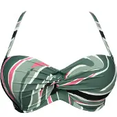 SugarShape Hauts de bikini 'Mambo' sapin / vert clair / noir