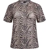 Zizzi Chemisier 'EULLA' noisette / noir