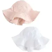Next Chapeau rose clair / blanc