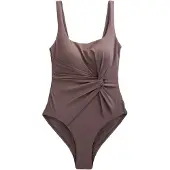 Next Maillot de bain modelant chocolat