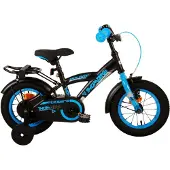 Volare Vélo enfant Thombike - Garçons - 12 pouces - Noir Bleu
