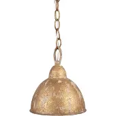 Clayre & Eef Lampe à suspendre Ø 20x22 cm Métal doré