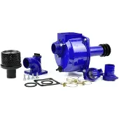 GEKO Pompe mécanique auto-amorçante avec poulie 2" G81467