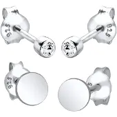 Elli Boucles d'oreilles argent