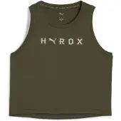 Puma Femmes, T-shirt de sport, W x Hyrox Cloudspun Thermoadapt Crop Tank (S), Vert, S