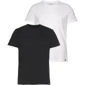 Lee T-Shirt 'TWIN PACK CREW' noir / blanc
