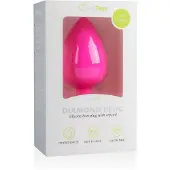 EasyToys Diamond - plug anal à bijou blanc (grand, rose)
