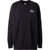 Under Armour Essential Fleece Os Crew Sweatshirt Noir S Femme