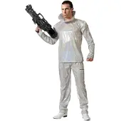 Atosa Galaxy Men Costume Argenté XL Enfants