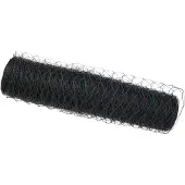 vidaXL : Clôture en panneaux soudés, PVC gris, 0,5 x 100 mètres