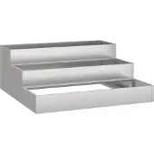 vidaXL Cache-pot de jardin Argent 90 x 90 x 35 cm Acier inoxydable