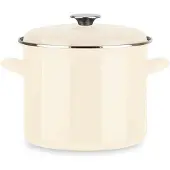 Baumalu Catering - - Pour tous feux y compris induction - émail 26 x 20 cm - Couleur ivoire