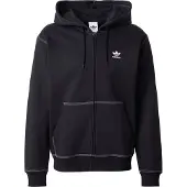 Adidas Originals Essentials Trefoil Full Zip Sweatshirt Noir L Homme