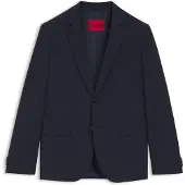 HUGO pour homme. 50540157 Veste Arti navy (44), Casuel, Fête, Classique, Polyester, Marine