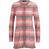 Goldner Cardigan crème / corail / rose / noir