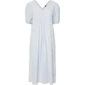 Pieces Robe 'PCAlma' bleu clair / blanc