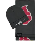 Difuzed Hommes, Bonnet, Naruto - Akatsuki - taille U, Orange, Noir, (Taille unique)