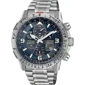 Citizen Chronographe collection argent Skyhawk - homme